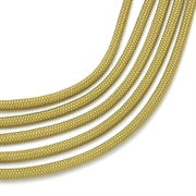 Faldskærmsline. Lys oliven/army. 4 mm